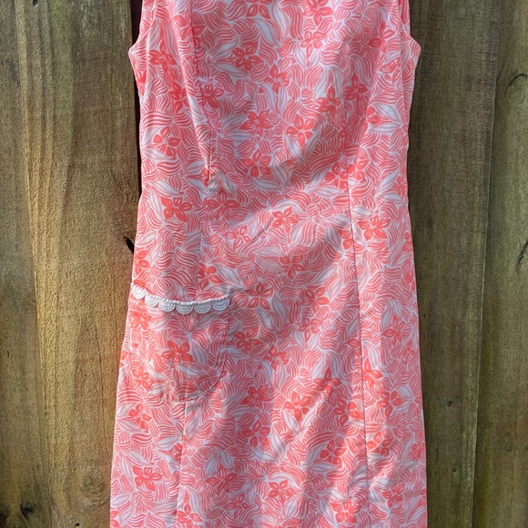 Vintage 60s The Lilly Coral Floral Shift Dress Lilly Pulitzer - Picture 11 of 12